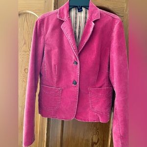 EUC Gap Pink Corduroy Blazer Size 12 🌸